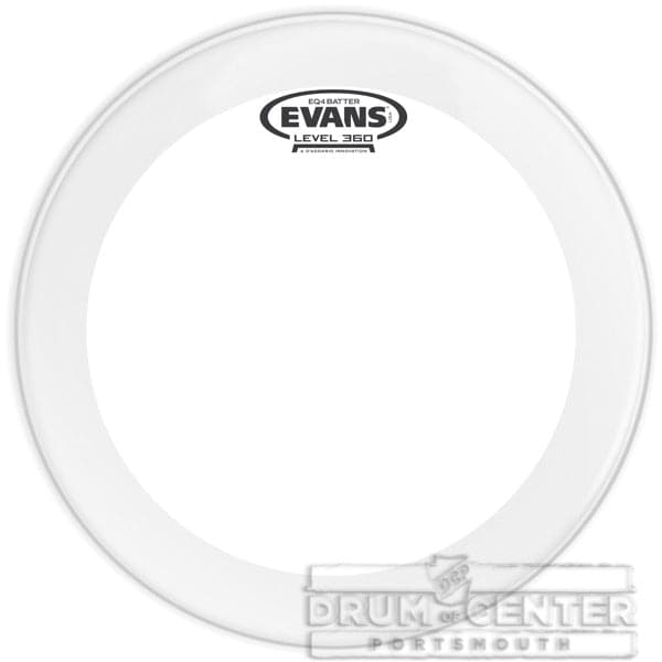 Evans EQ4 Clear Bass Drum Head, 16 Inch