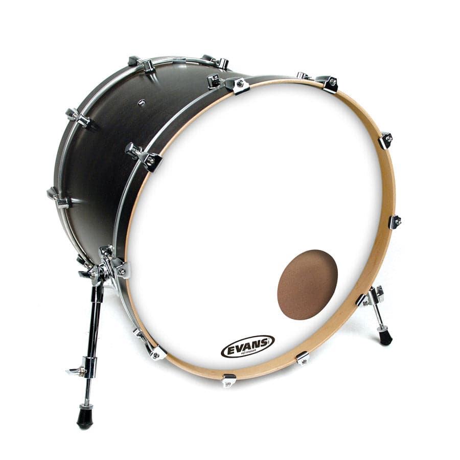 Evans EQ3 Resonant Smooth White Bass Drum Head, 26 Inch