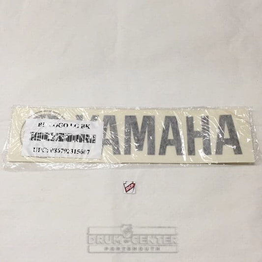 Yamaha Bass Drum Head Logo 2.5x11 Inches - Black