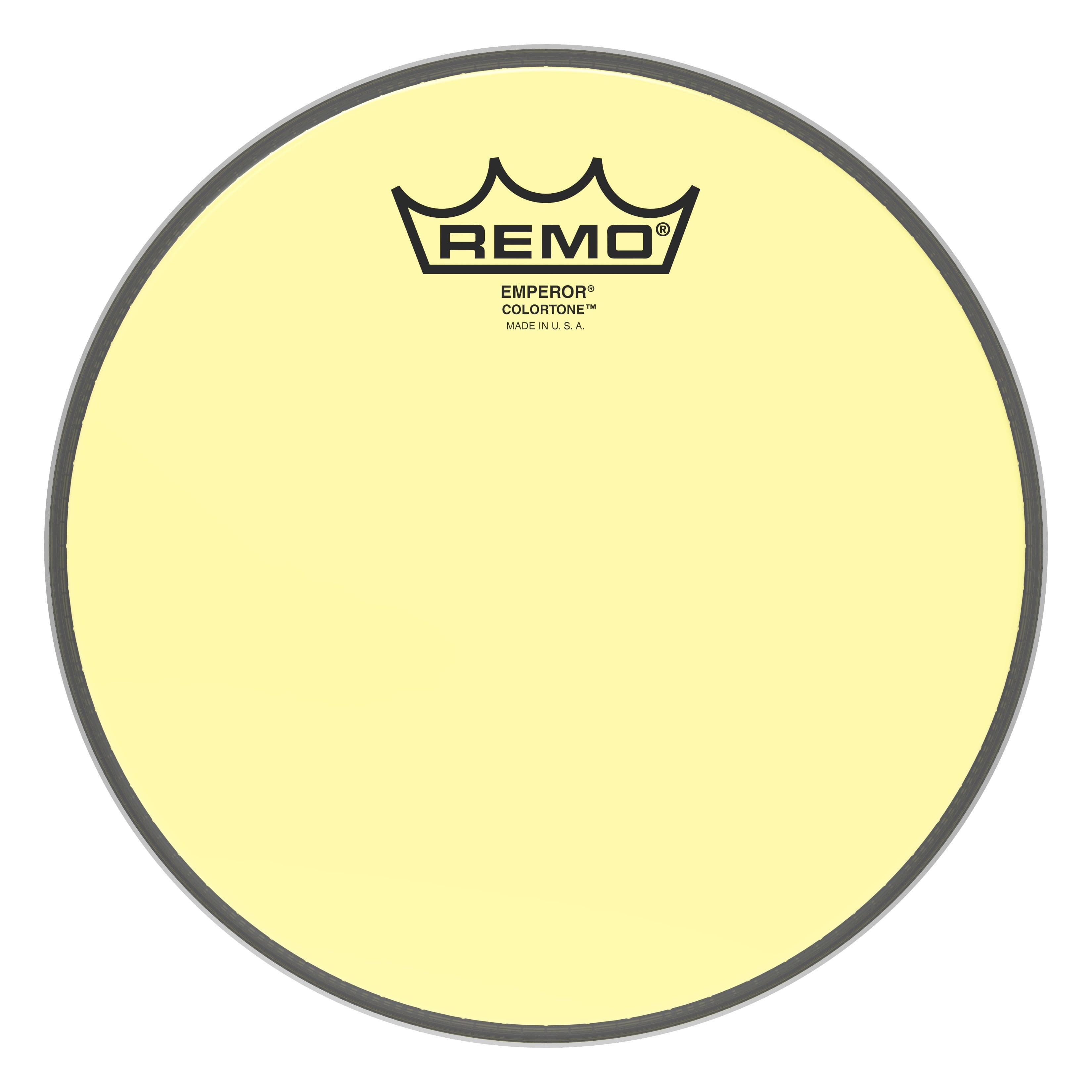 Remo Emperor Colortone Yellow 8 Inch Drum Head