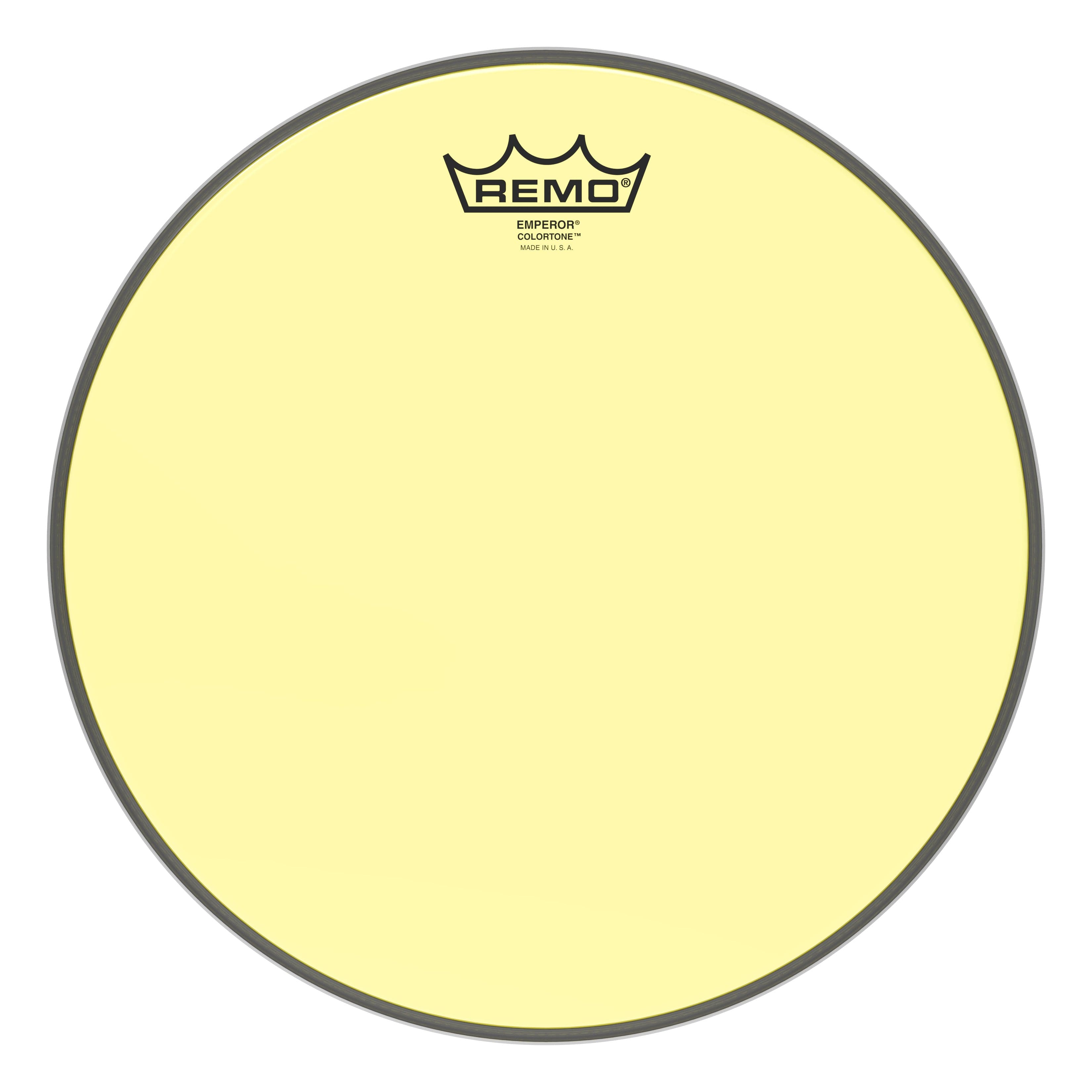 Remo Emperor Colortone Yellow 12 Inch Drum Head