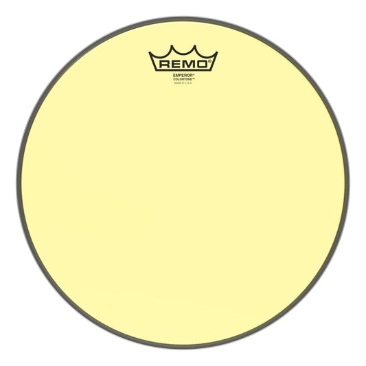 Remo Emperor Colortone Yellow 12 Inch Drum Head