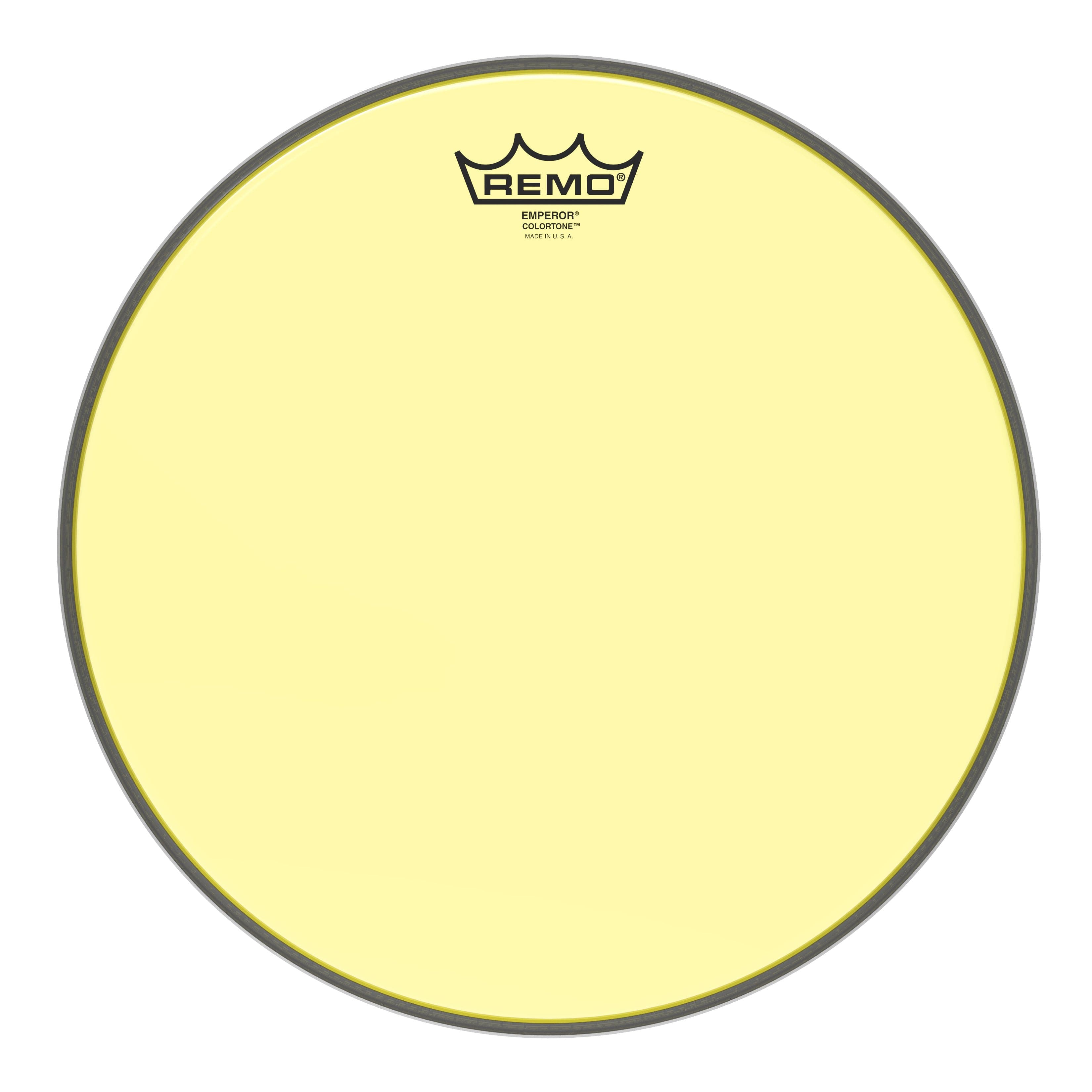 Remo Emperor Colortone Yellow 13 Inch Drum Head