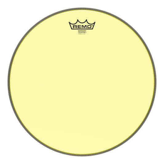 Remo Emperor Colortone Yellow 14 Inch Drum Head