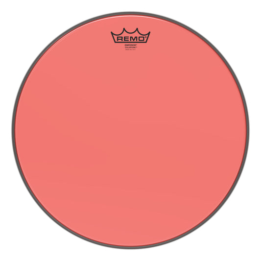 Remo Emperor Colortone Red 15 Inch Drum Head