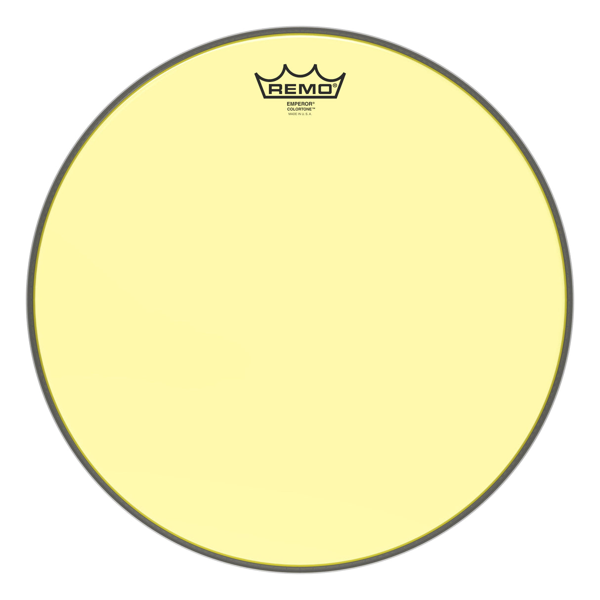 Remo Emperor Colortone Yellow 15 Inch Drum Head