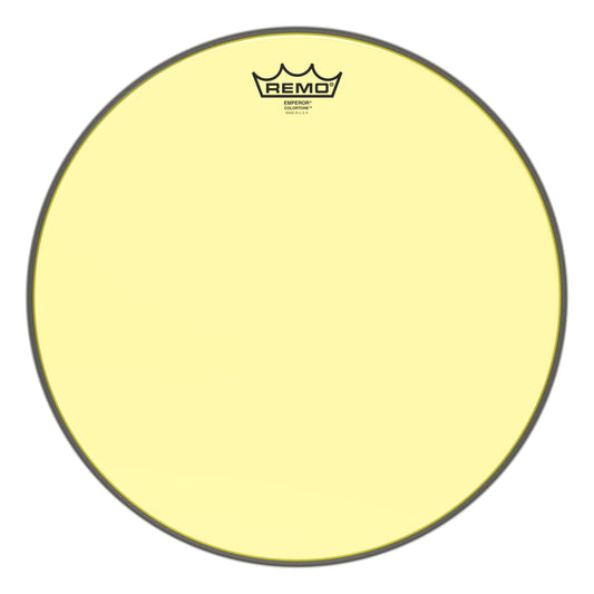 Remo Emperor Colortone Yellow 15 Inch Drum Head
