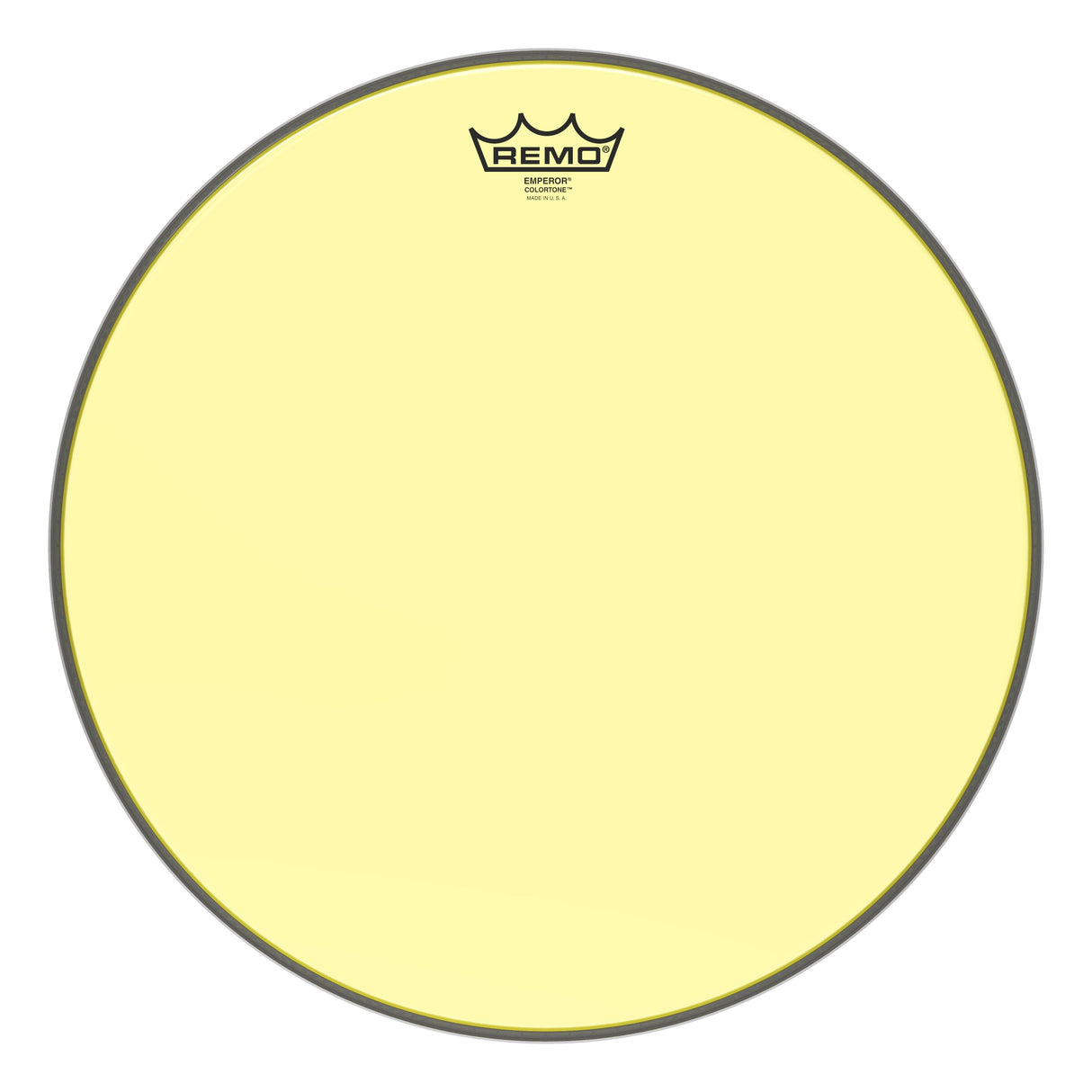 Remo Emperor Colortone Yellow 16 Inch Drum Head