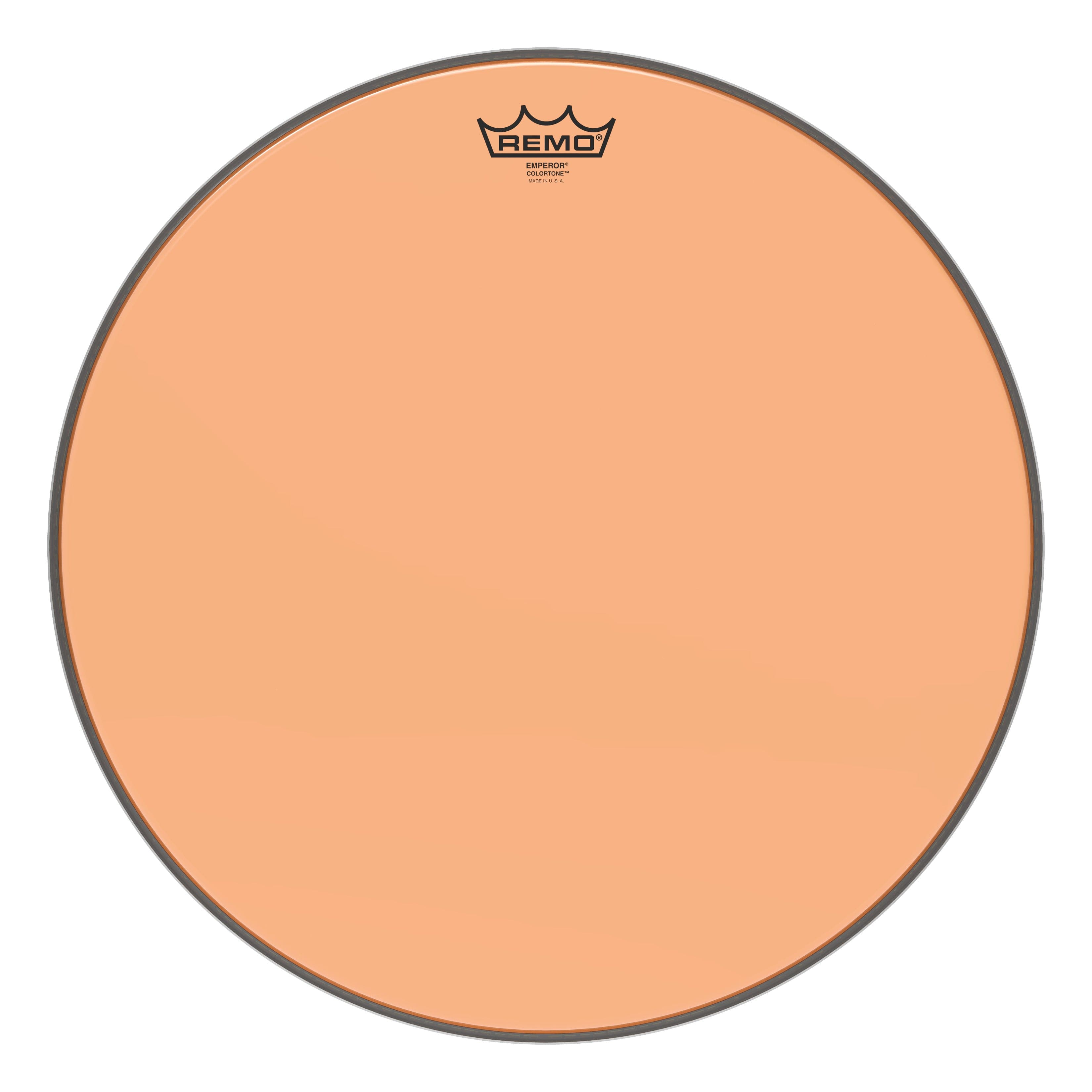 Remo Emperor Colortone Orange 18 Inch Drum Head