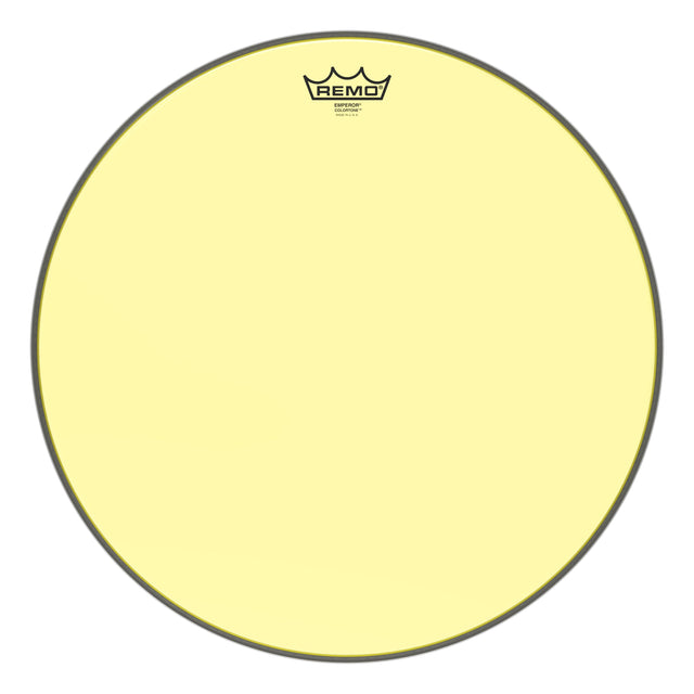 Remo Emperor Colortone Yellow 18 Inch Drum Head