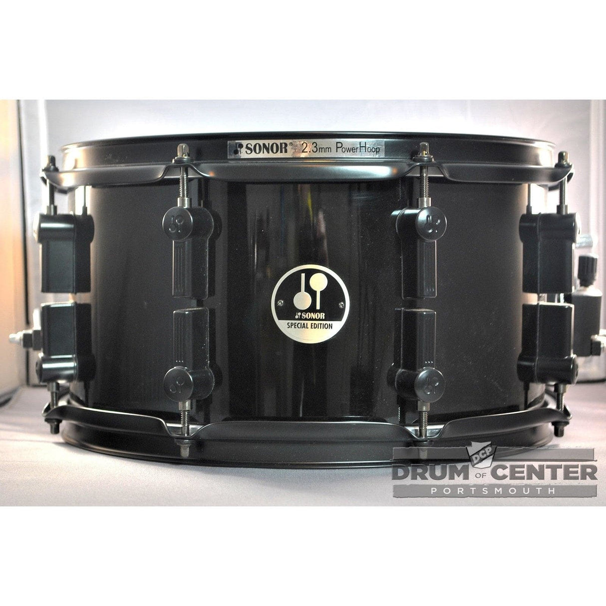 Sonor Black Mamba Maple Snare Drum 13x7 Black Gloss