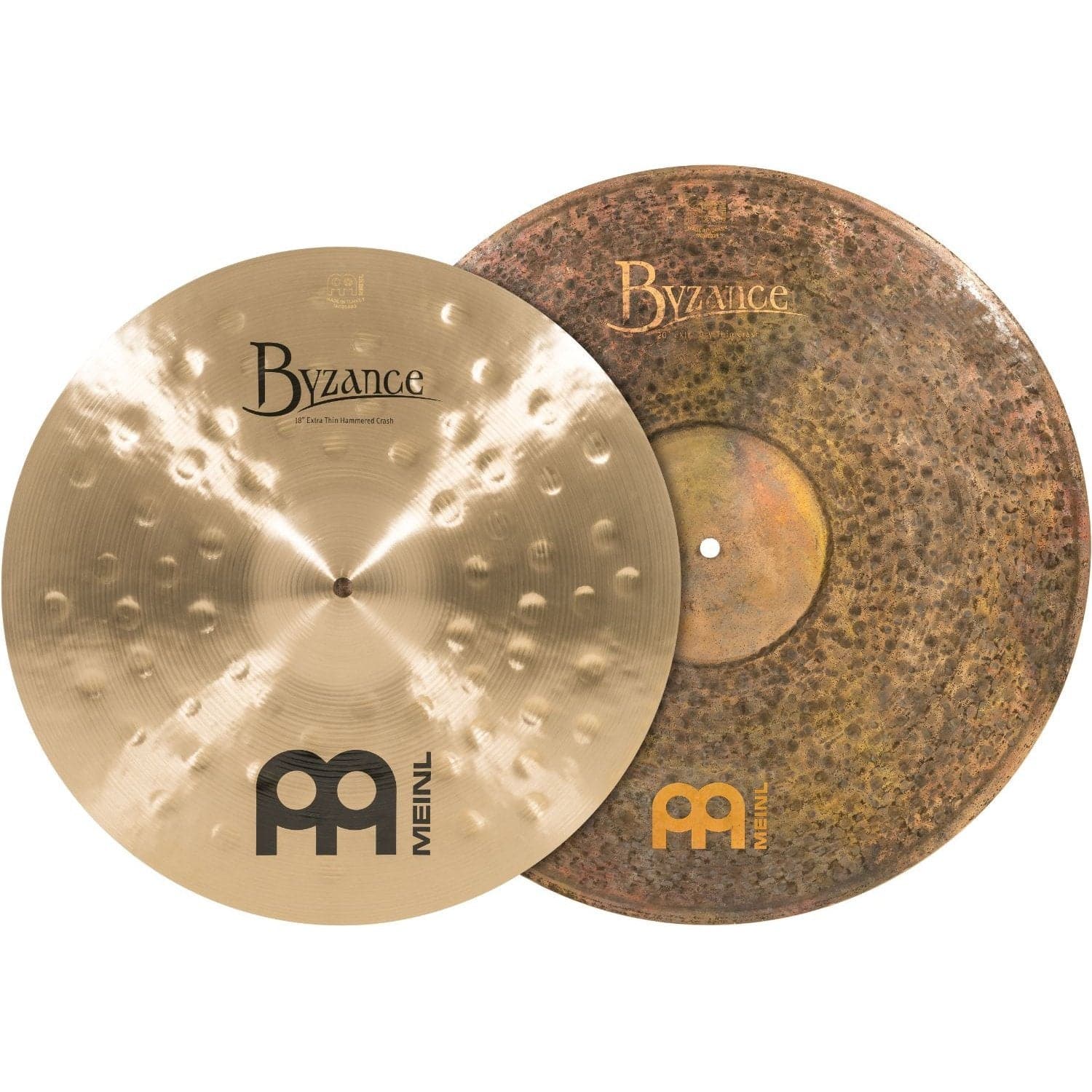 Meinl Byzance Mixed Crash Cymbal Pack - Extra Thin Hammered 18
