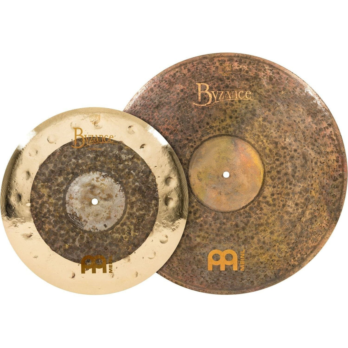 Meinl Byzance Mixed Crash Cymbal Pack - Dual 16" & Extra Dry Thin 20"