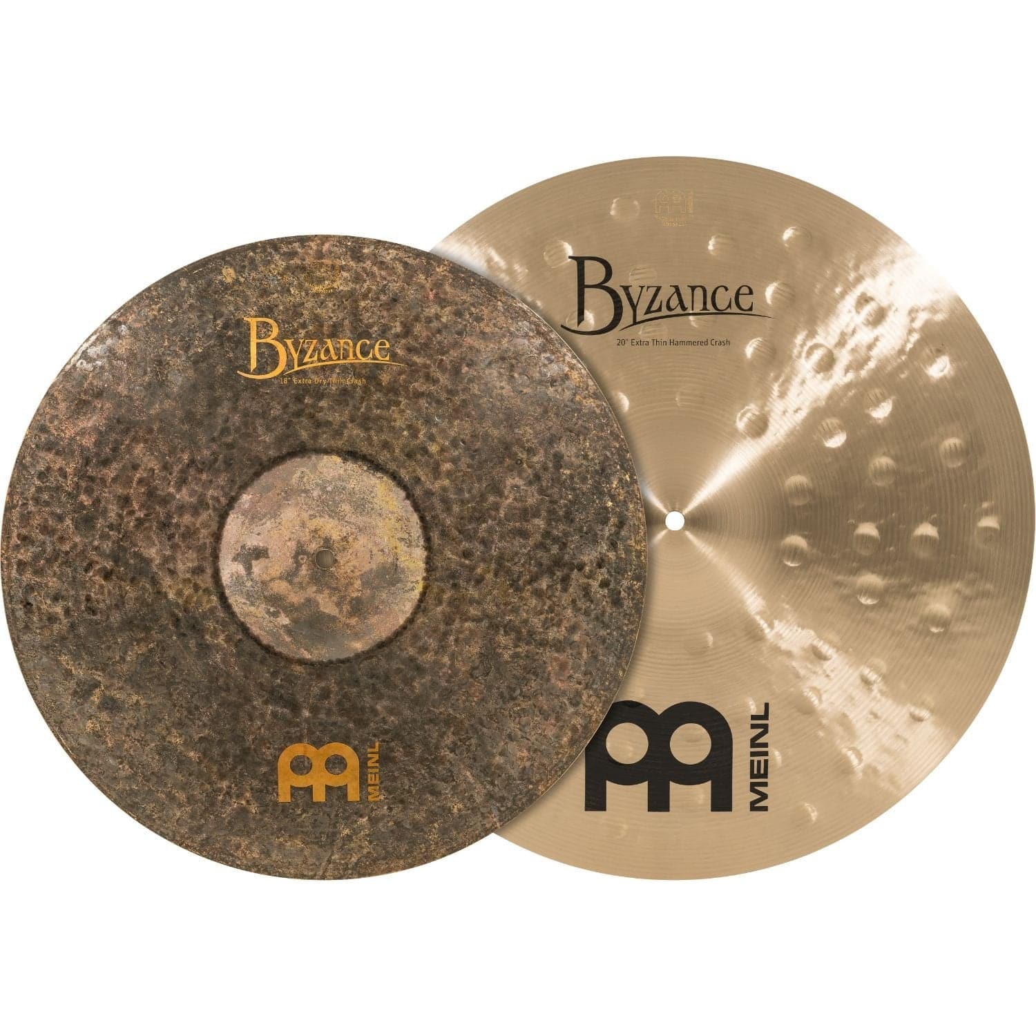 Meinl Byzance Mixed Crash Cymbal Pack - Extra Dry 18