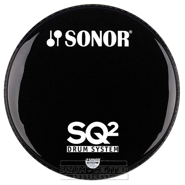 Sonor Bass Drum Logo Head 18" Black for SQ2