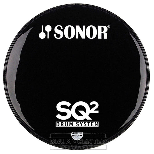 Sonor Bass Drum Logo Head 20" Black for SQ2