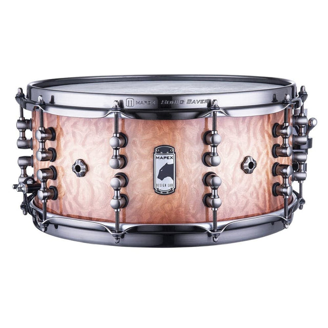 Mapex Black Panther Design Lab 14x6.5 Russ Miller Snare Drum - Peach Burl Burst