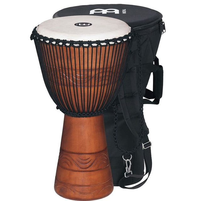 Meinl African Style Rope Tuned Djembe 12 Large + Bag Water Series