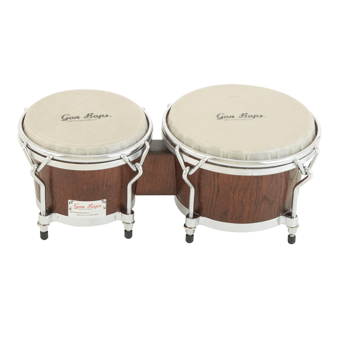 Gon Bops California Bongo Mahogany 7" & 8.5"