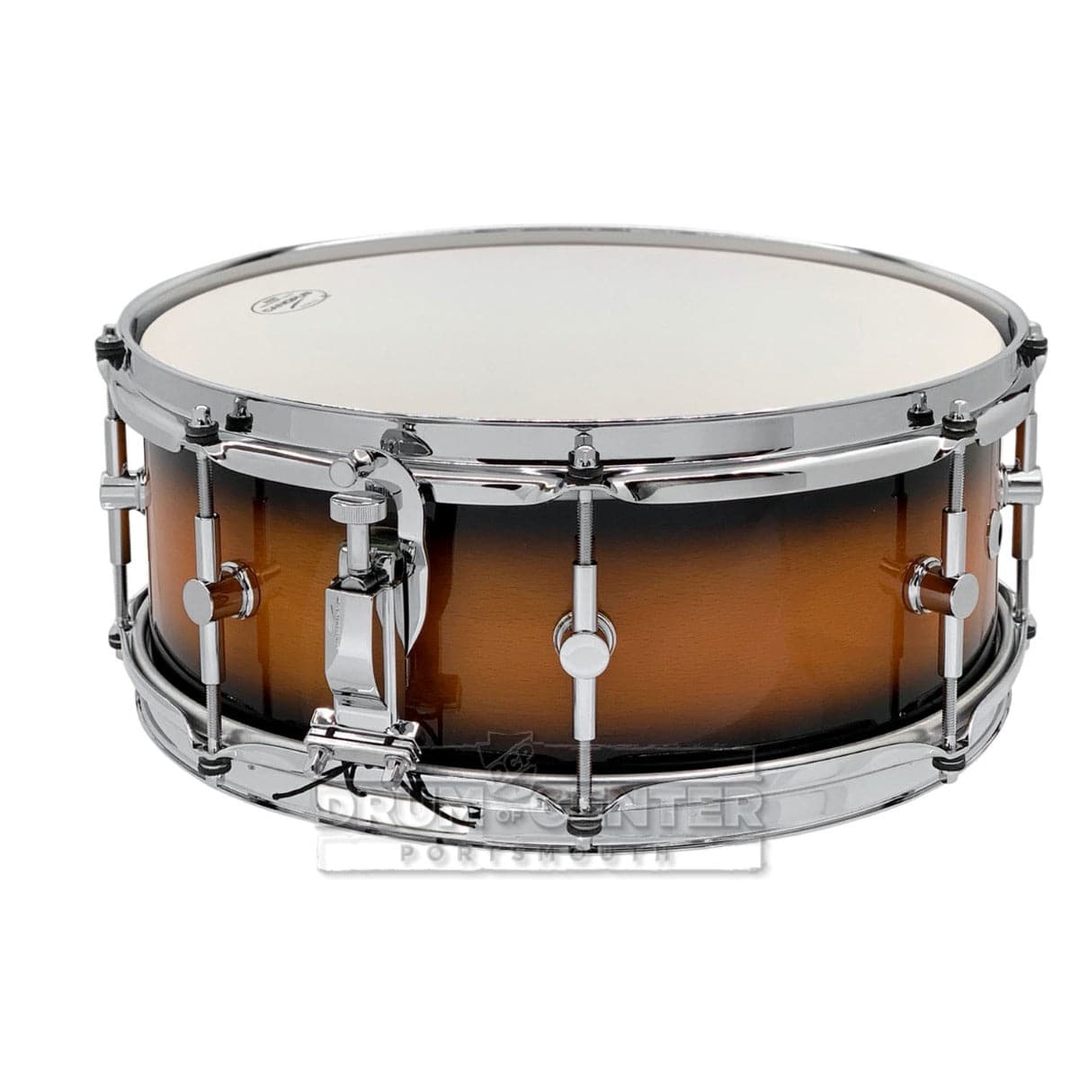 Canopus Limited Edition 1ply Beech Snare Drum 14x5.5 Tobacco Burst Lacquer