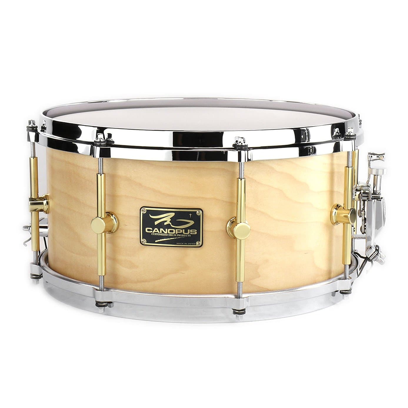 Canopus 'The Maple' Snare Drum 13x6.5 Oil