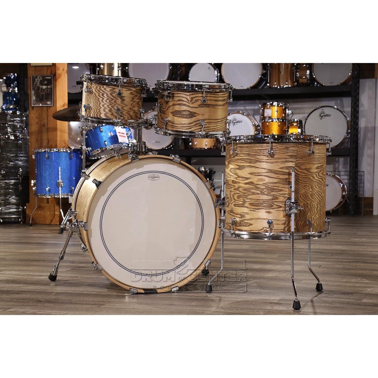 Canopus Ash 4pc Rock Drum Set w/ Tom Arm | Drum Center Of Portsmouth