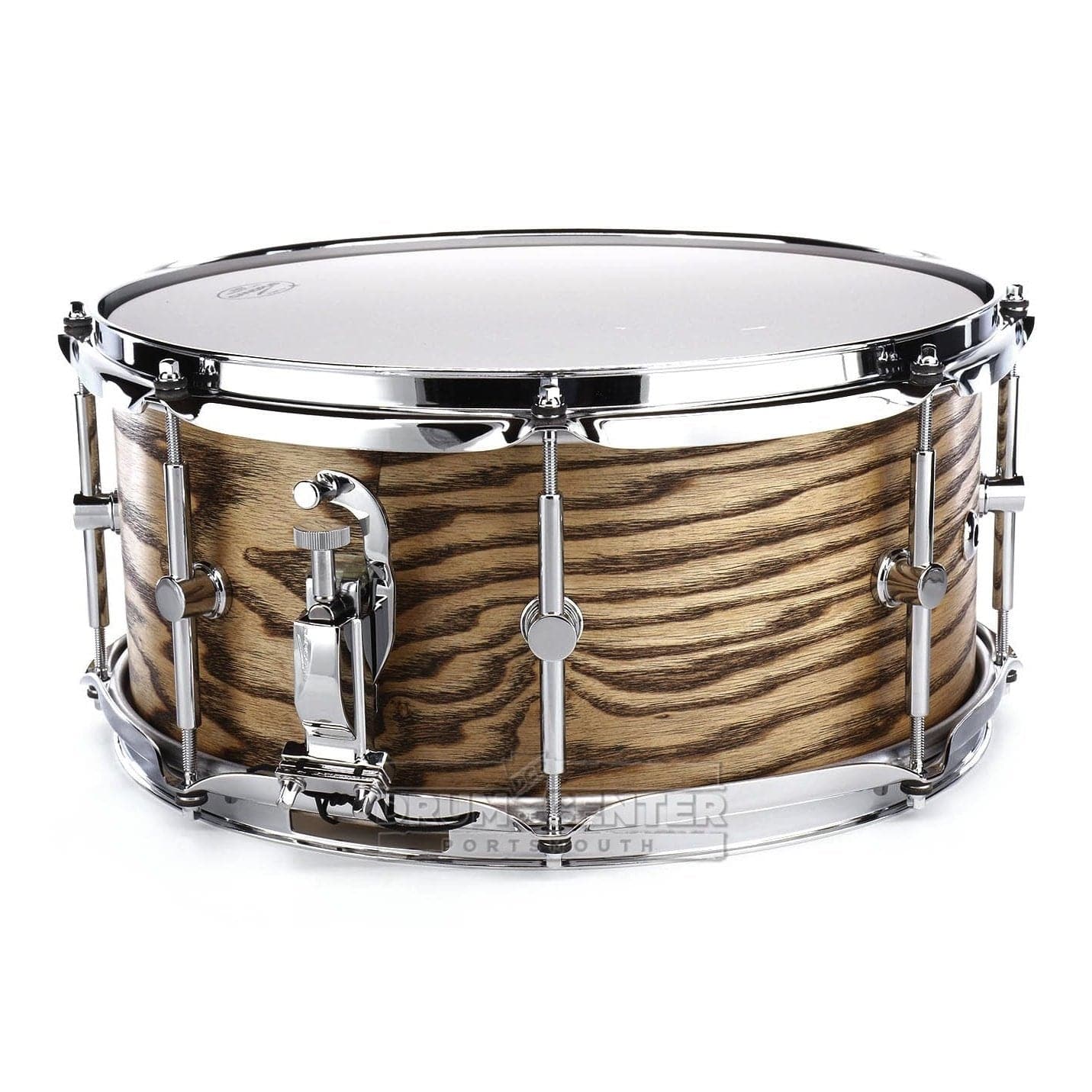 Canopus Ash Snare Drum 14x6.5 Natural Grain Oil | Drum Center Of