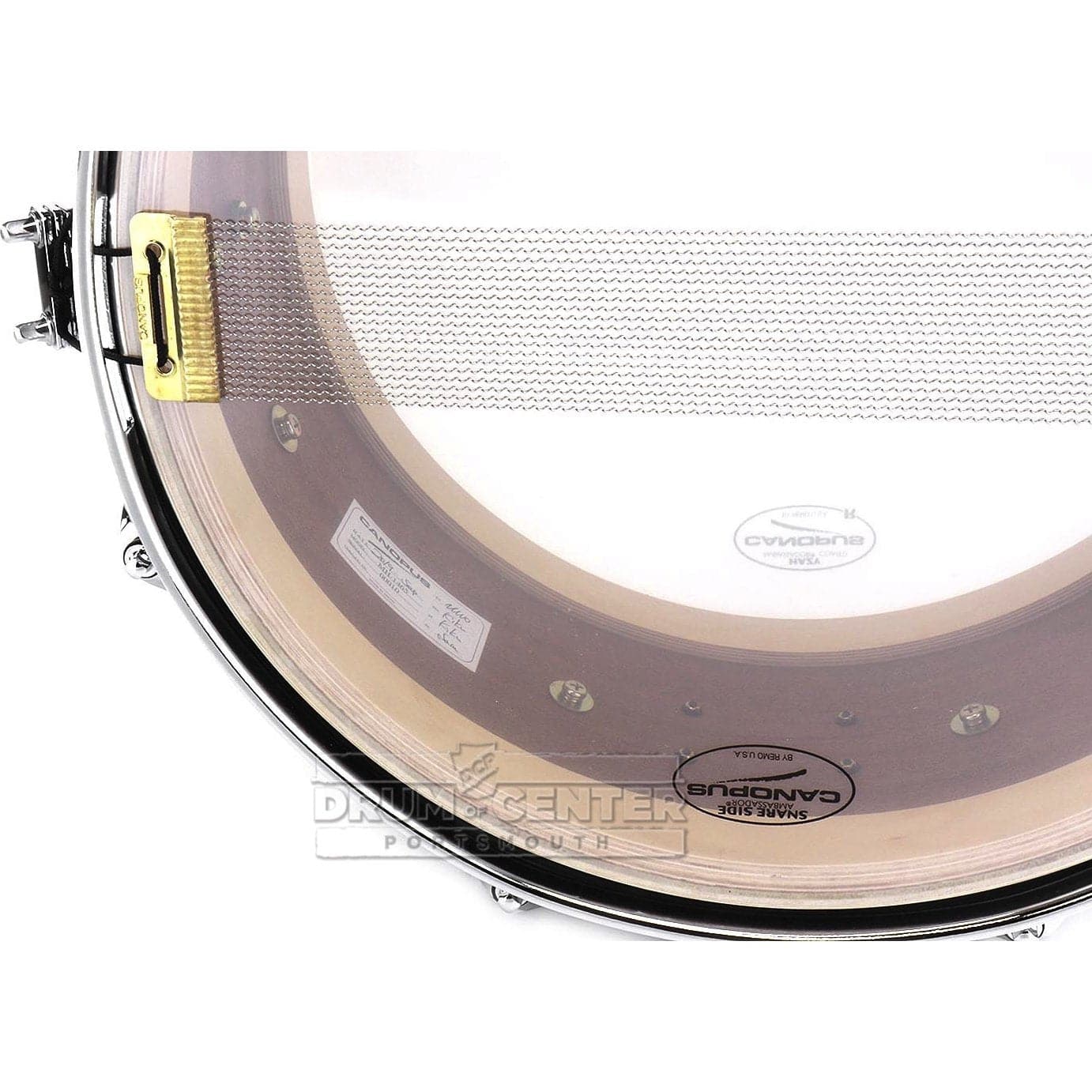 Canopus Mahogany Snare Drum 14x6.5 Brown Burst Lacquer