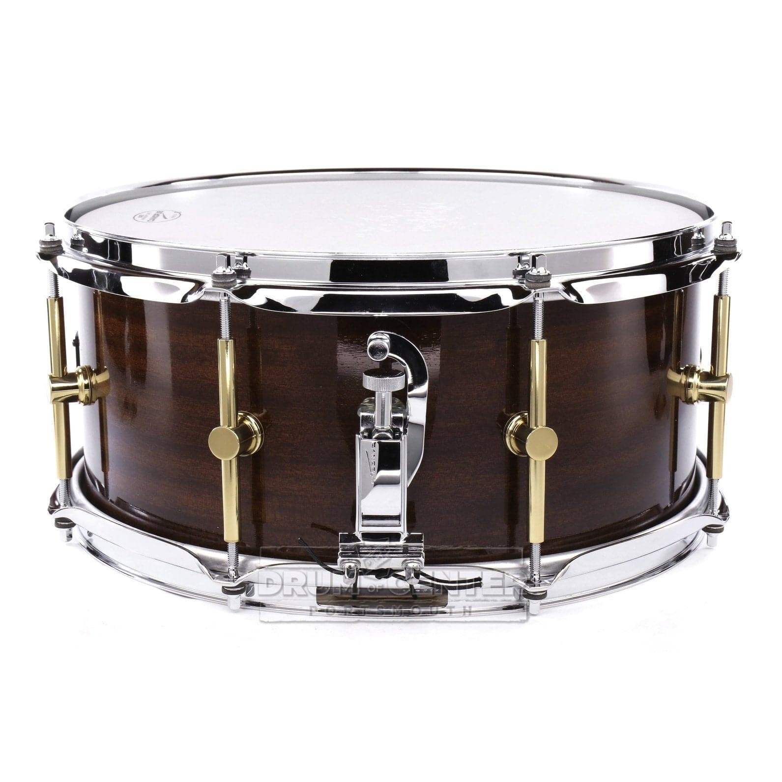 Canopus Mahogany Snare Drum 14x6.5 Black Lacquer