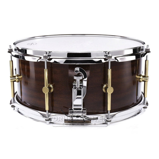 Canopus Mahogany Snare Drum 14x6.5 Black Lacquer