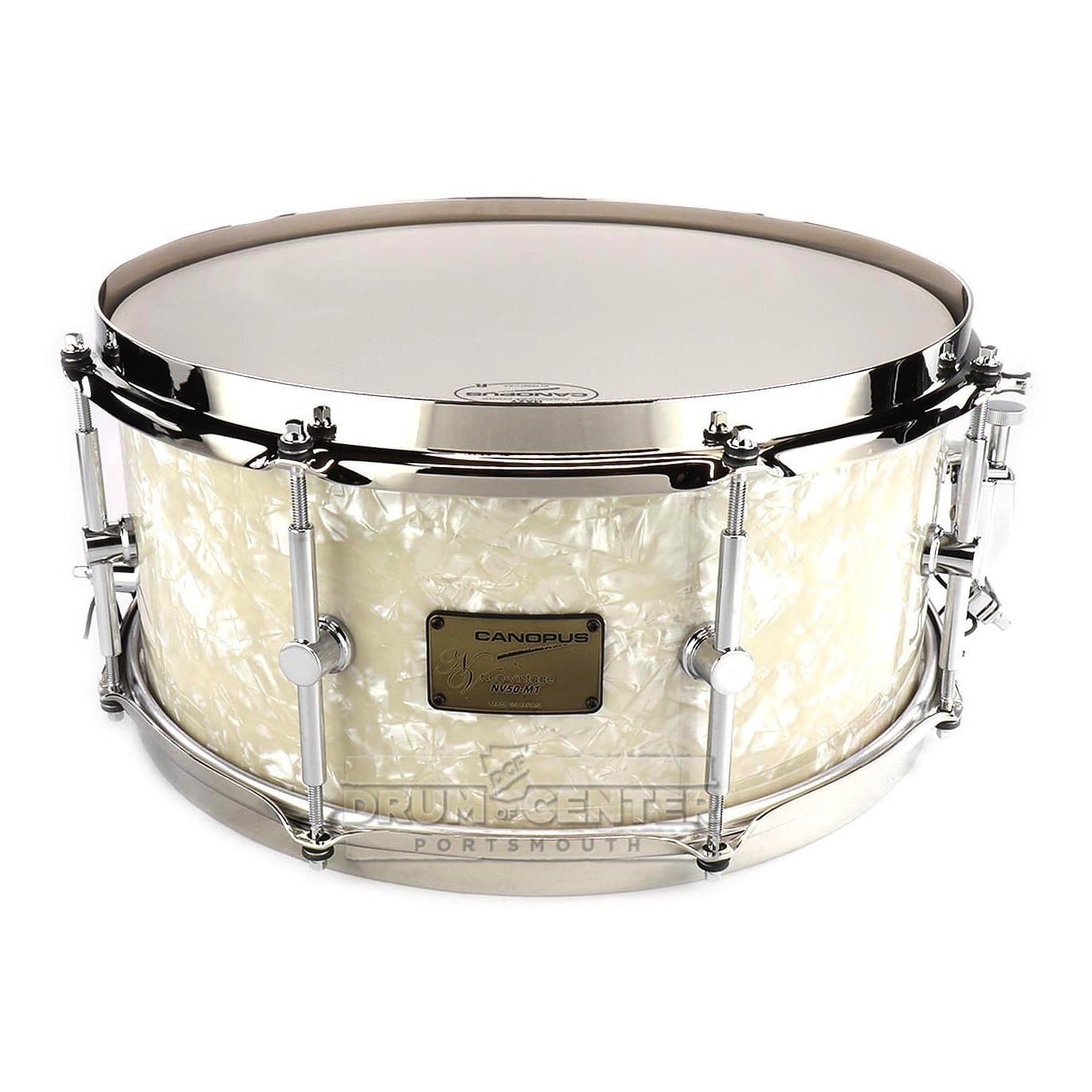 Canopus Neo Vintage 50 M1 Snare Drum 14x6.5 Vintage Pearl Wrap