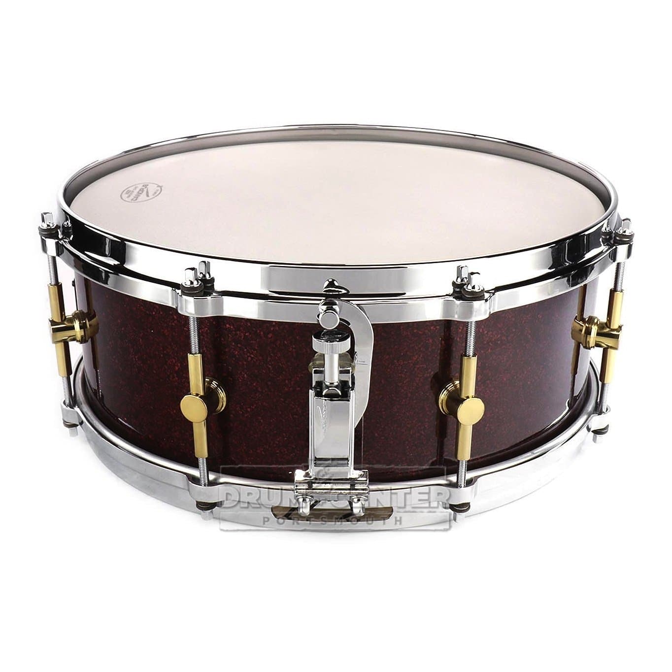 Canopus Neo Vintage M1 Snare Drum 14x5.5 Merlot Glitter Wrap