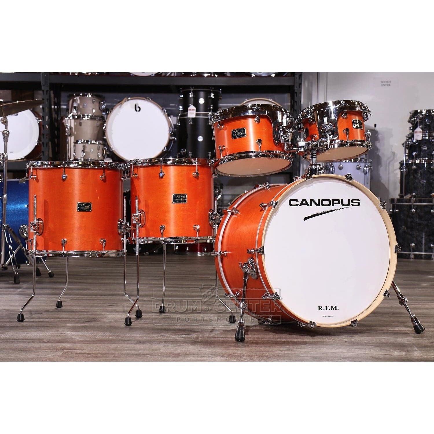 Canopus RFM 5pc Drum Set Navel Oil