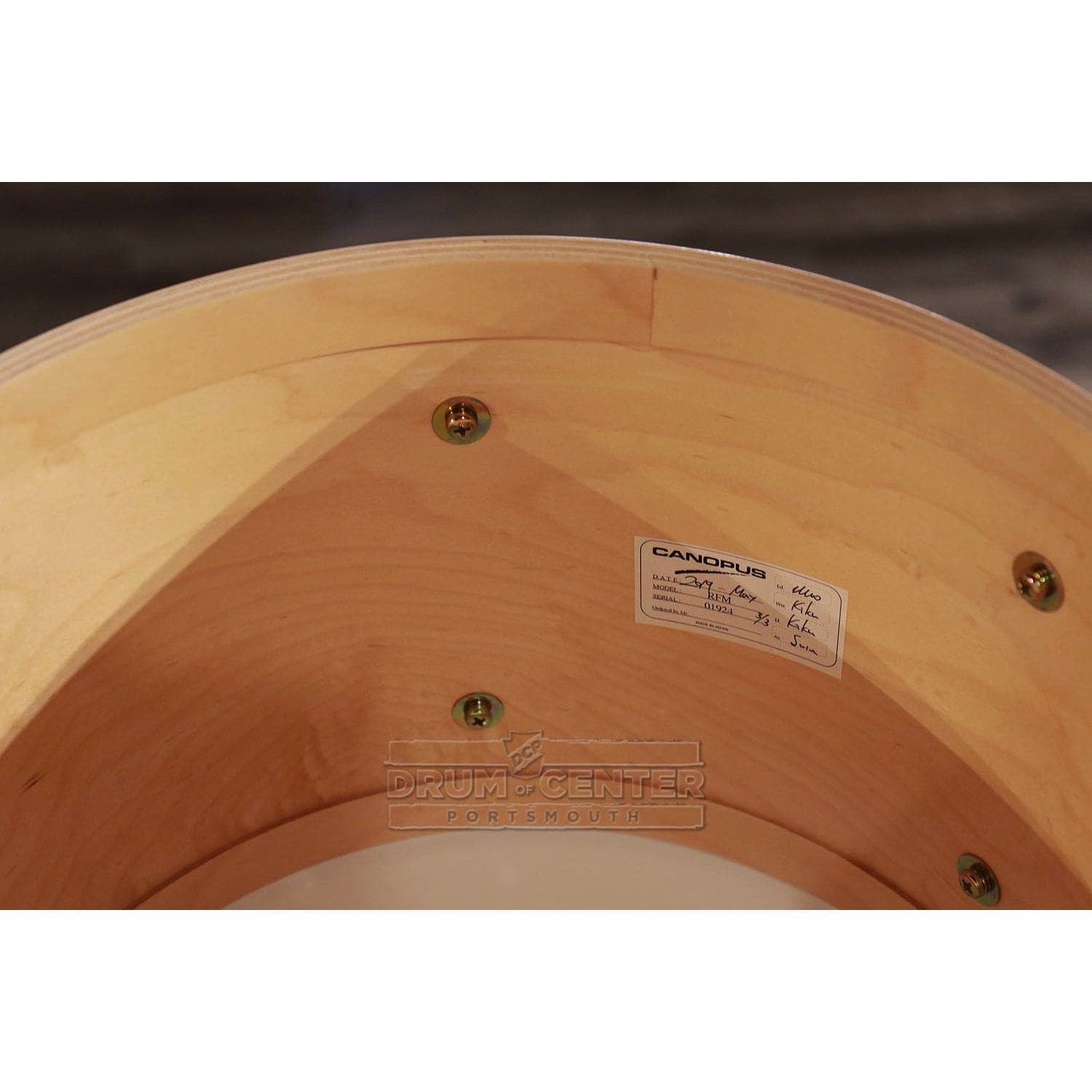 Canopus RFM 3pc Rock Drum Set Bitter Brown Oil