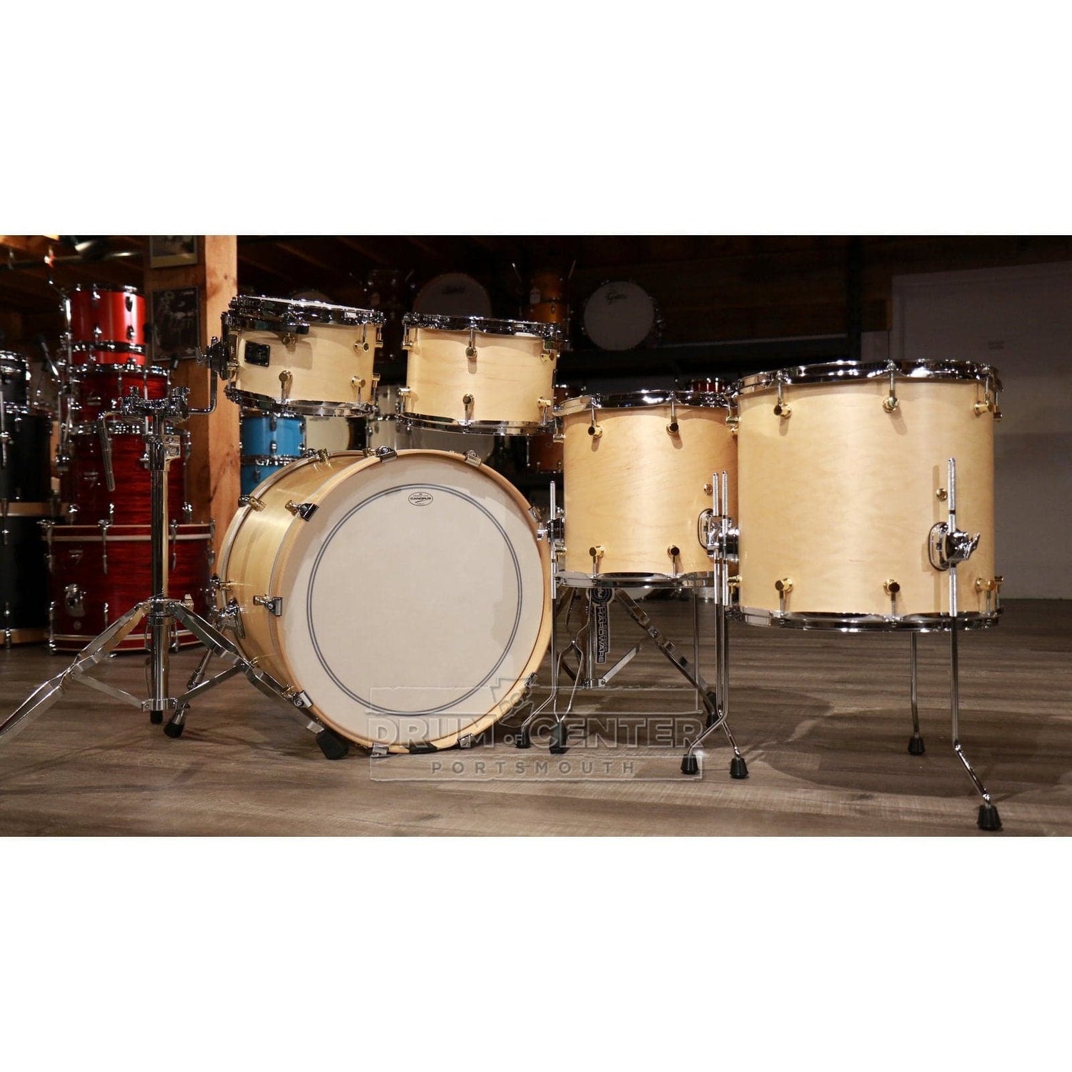 Canopus RFM 5pc Drum Set Natural Oil