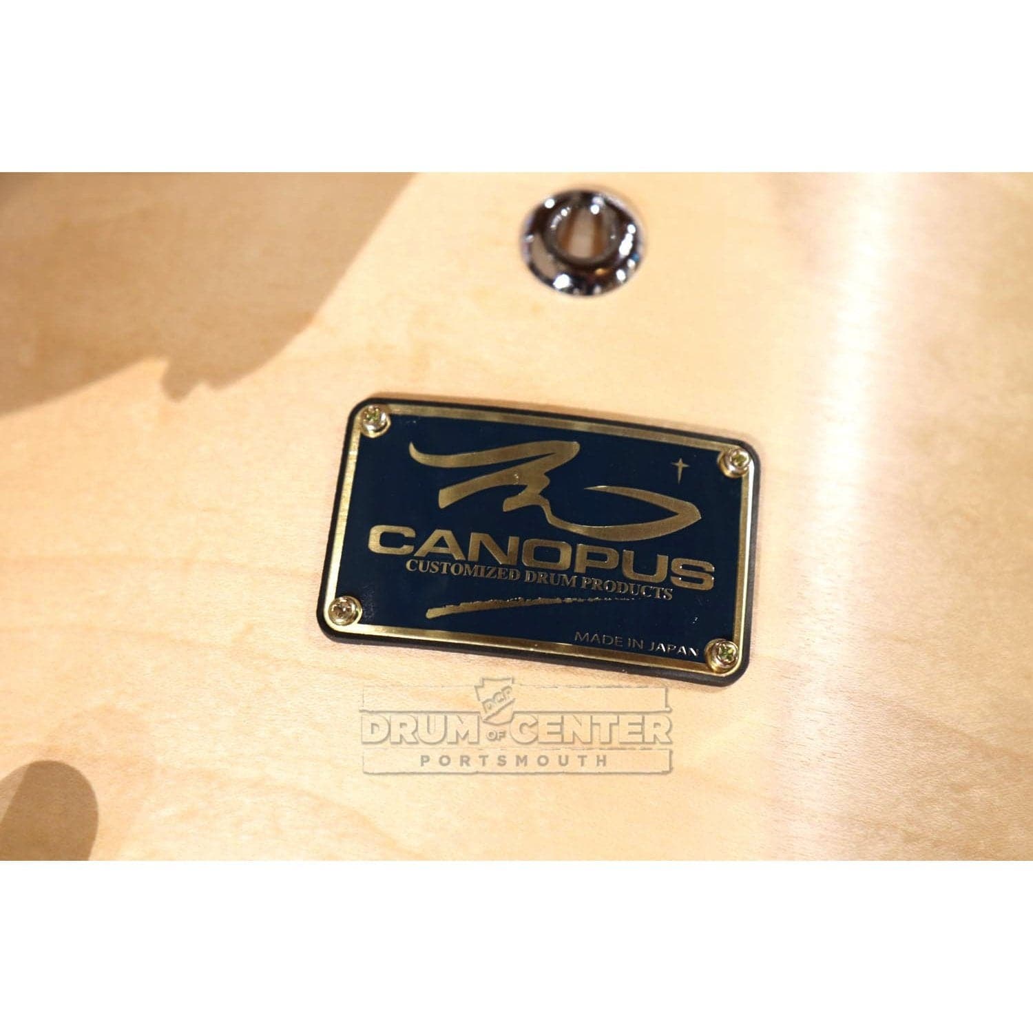 Canopus RFM 3pc Jazz Drum Set Natural Oil