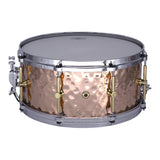 Canopus 'The Bronze' Hammered Snare Drum 14x6.5 w/Die Cast Hoops