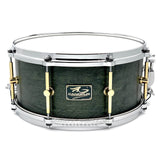 Canopus 'The Maple' 10ply Snare Drum 14x6.5 Black Olive Oil w/Die Cast Hoops