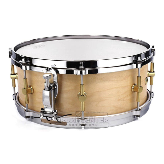 Canopus 'The Maple' Snare Drum 14x5.5 w/ Cast Hoops Natural Lacquer