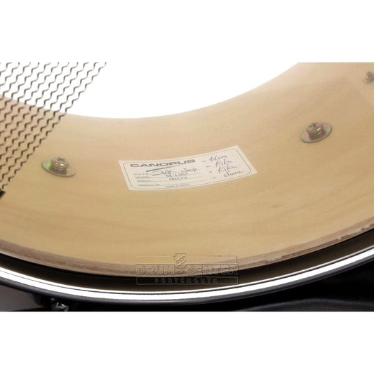 Canopus 'The Maple' Snare Drum 14x6.5 Natural Oil w/ Cast Hoops