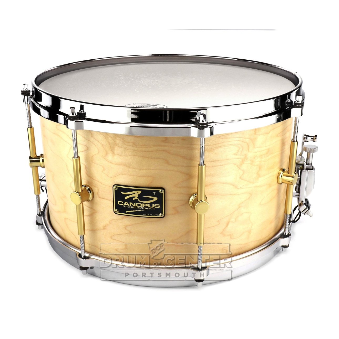 Canopus 'The Maple' Snare Drum 14x8 w/Die Cast Hoops - Oil
