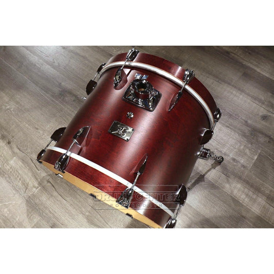 Canopus Yaiba 3pc Bop Drum Set Dark Wine Red Matte Lacquer