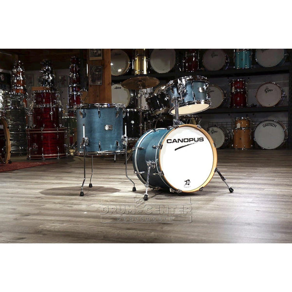 Canopus Yaiba 3pc Bop Drum Set Indigo Matte Lacquer