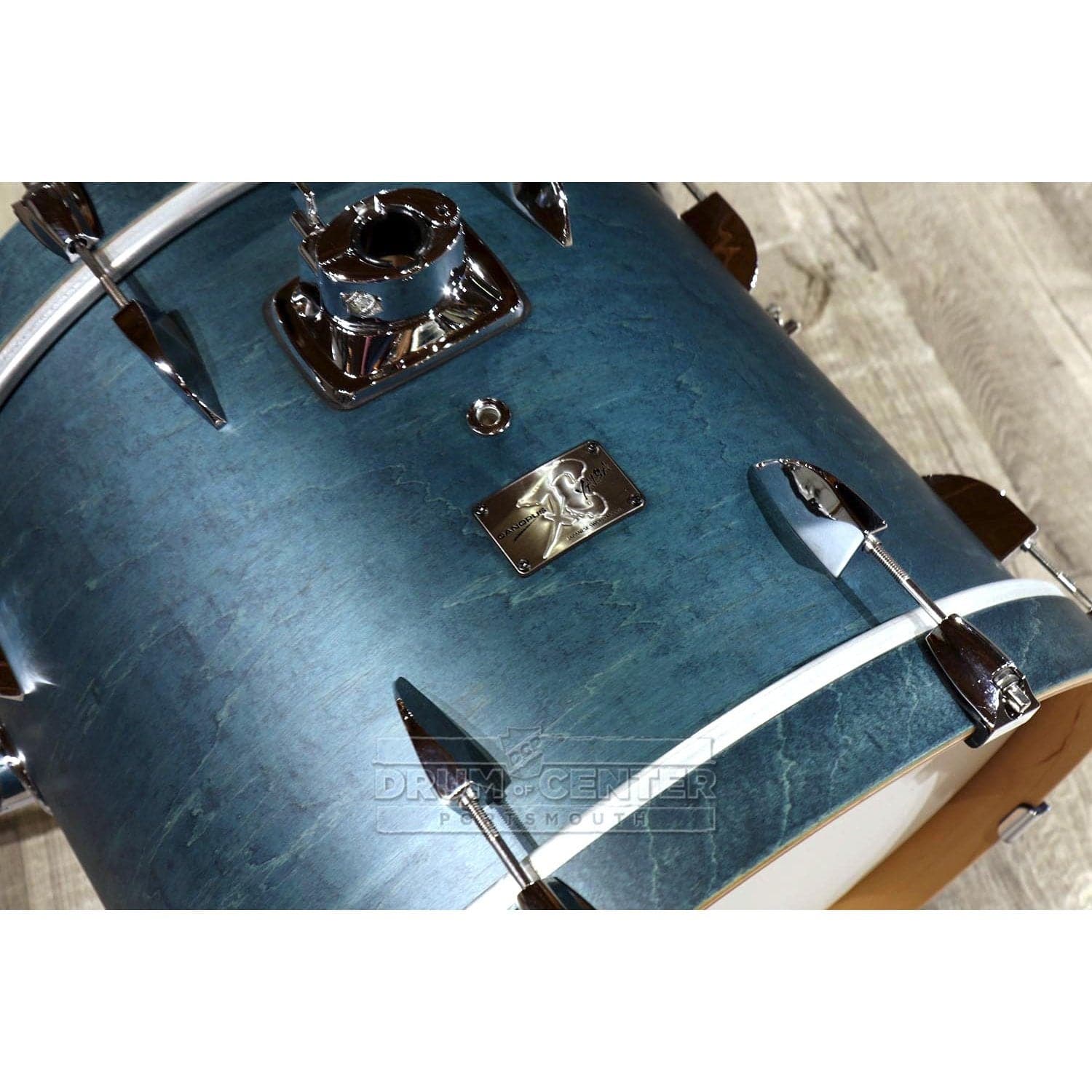 Canopus Yaiba 3pc Bop Drum Set Indigo Matte Lacquer