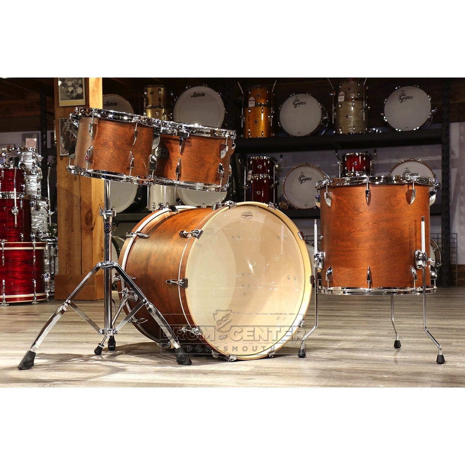 Canopus Yaiba 4pc Groove Kit Antique Brown Matte Lacquer