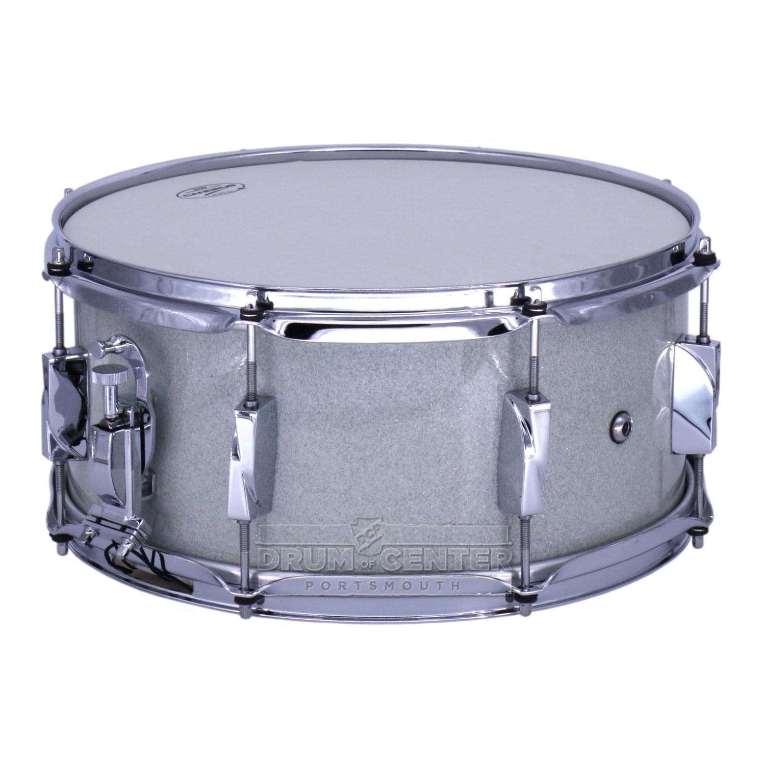 Canopus Yaiba Birch Snare Drum 14x6.5 Ice White Sparkle Lacquer 2ND LINE