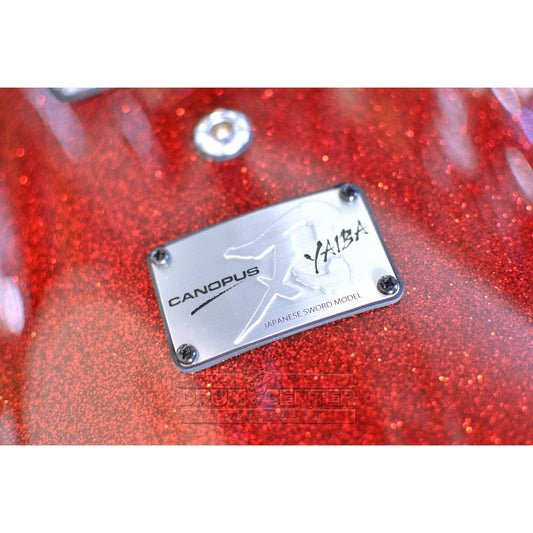 Canopus Yaiba 3pc Bop Kit Dark Red Sparkle Lacquer