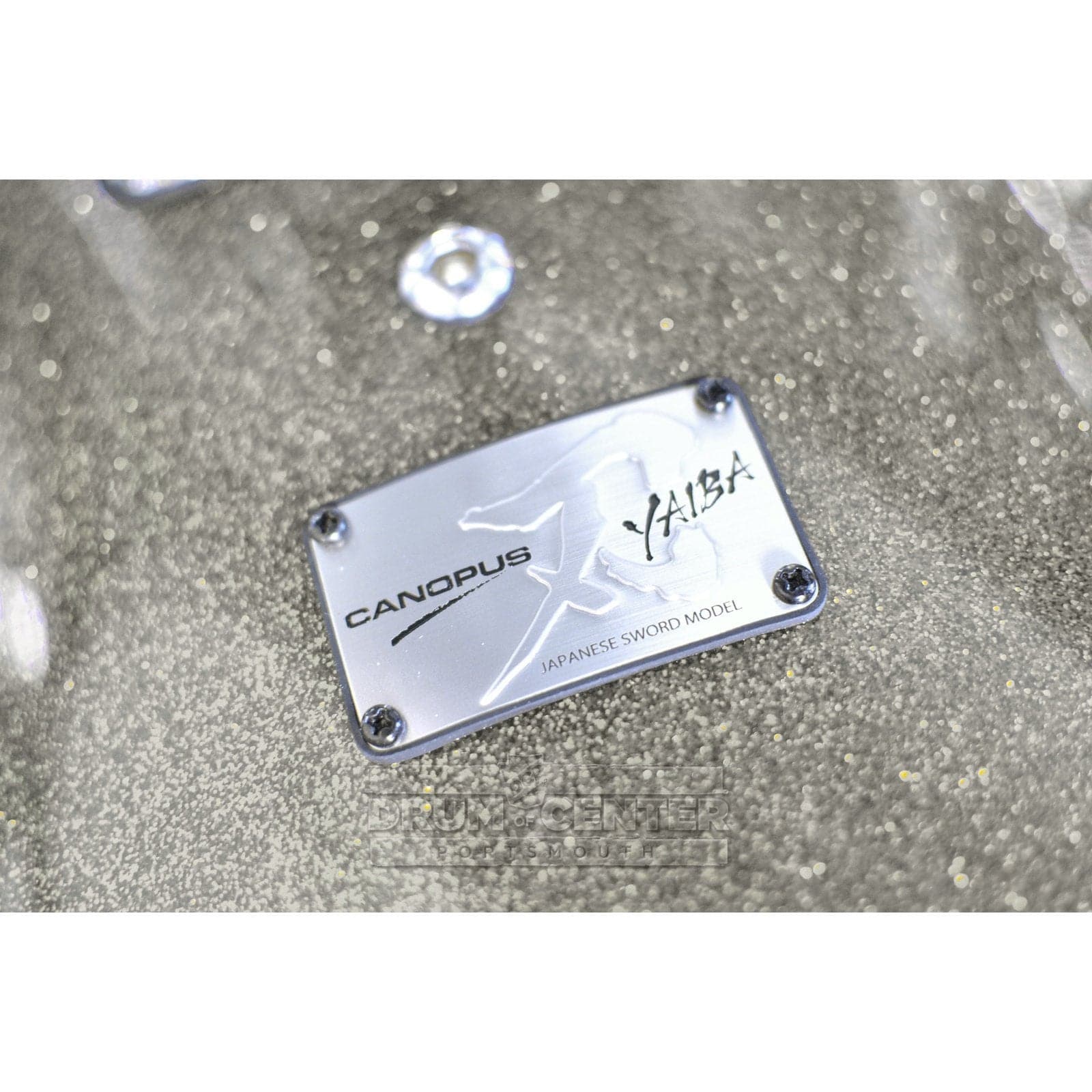 Canopus Yaiba 3pc Bop Kit Grey Sparkle Lacquer