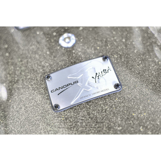 Canopus Yaiba 3pc Bop Kit Grey Sparkle Lacquer