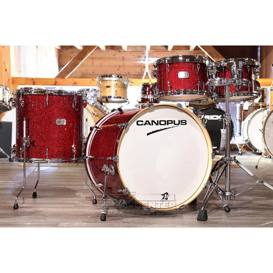 Canopus Yaiba 4pc Groove Kit Dark Red Sparkle Lacquer